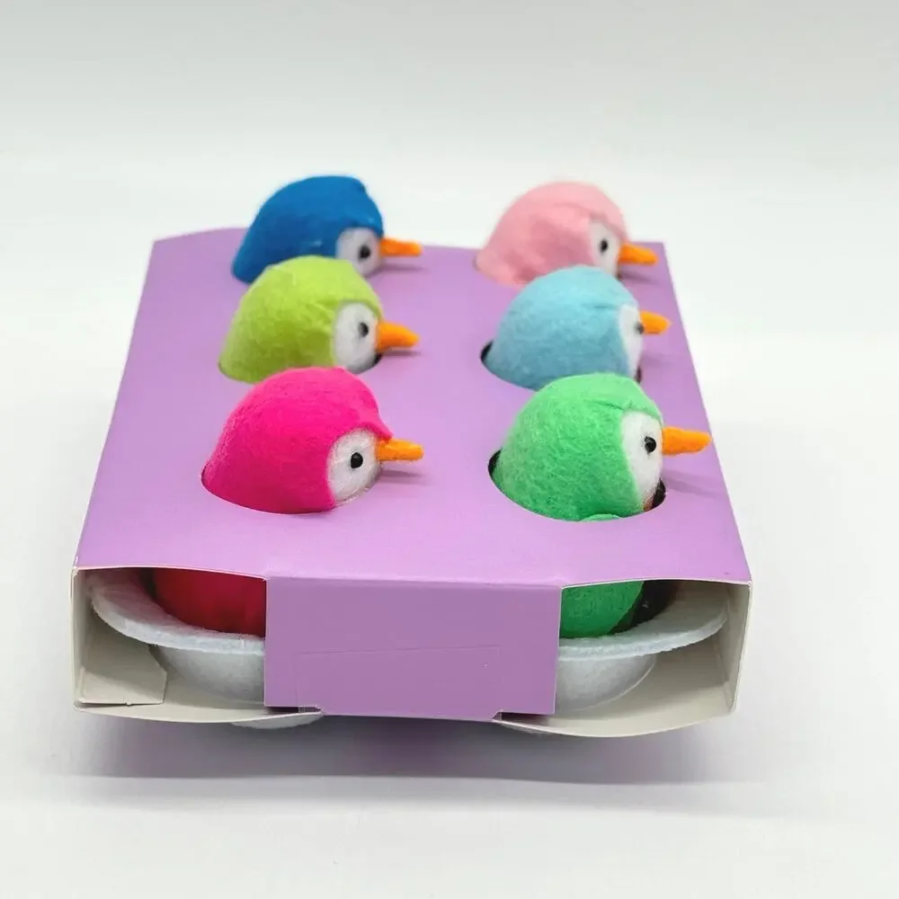 Target Spritz Featherly Friends 7pc Felt Egg Carton Birds Easter 2025 NEW